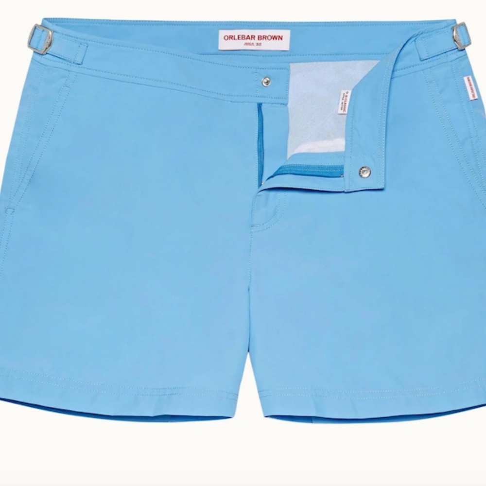 NWT Orlebar Brown Setter in Riviera Shorter-Length Swim Shorts Size 31